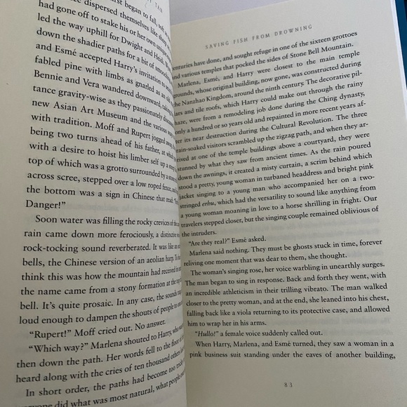 Saving Fish from Drowning by Amy Tan hardcover book - Picture 5 of 7